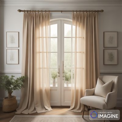linen drapes showing the Difference Between Curtains And Drapes