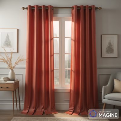 polyester drapes (Difference Between Curtains And Drapes)