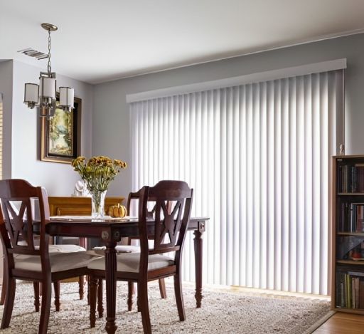 How to close blinds with rods in a living room