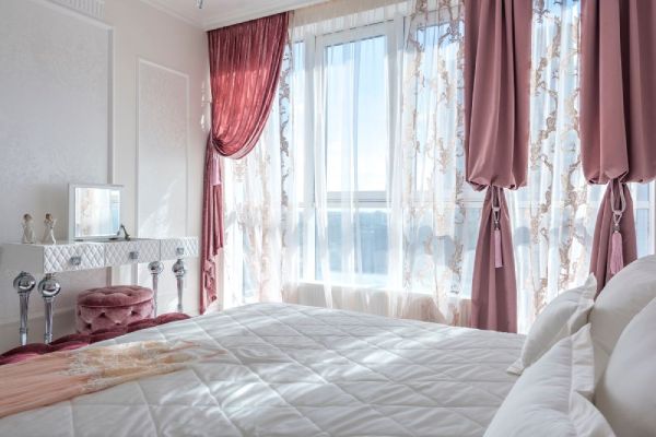 how high to hang curtains and drapes in a bedroom
