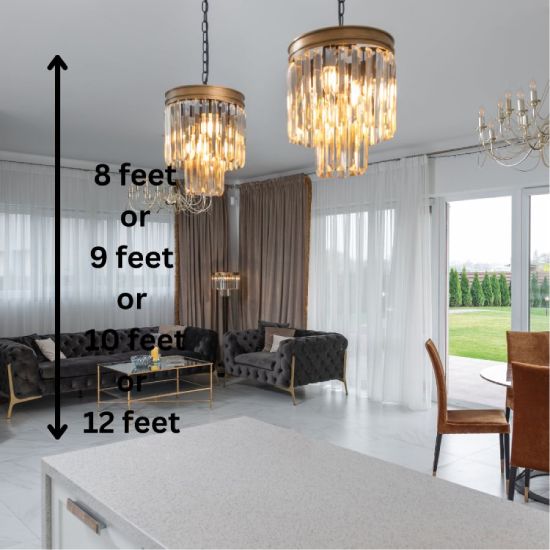 how high to hang curtains for different ceilings
