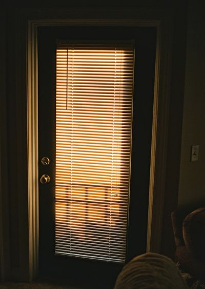 Glass door blinds that are specifically designed fordoors.