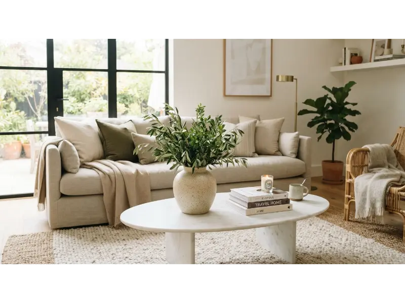 Add Fresh Greenery for a Natural Touch