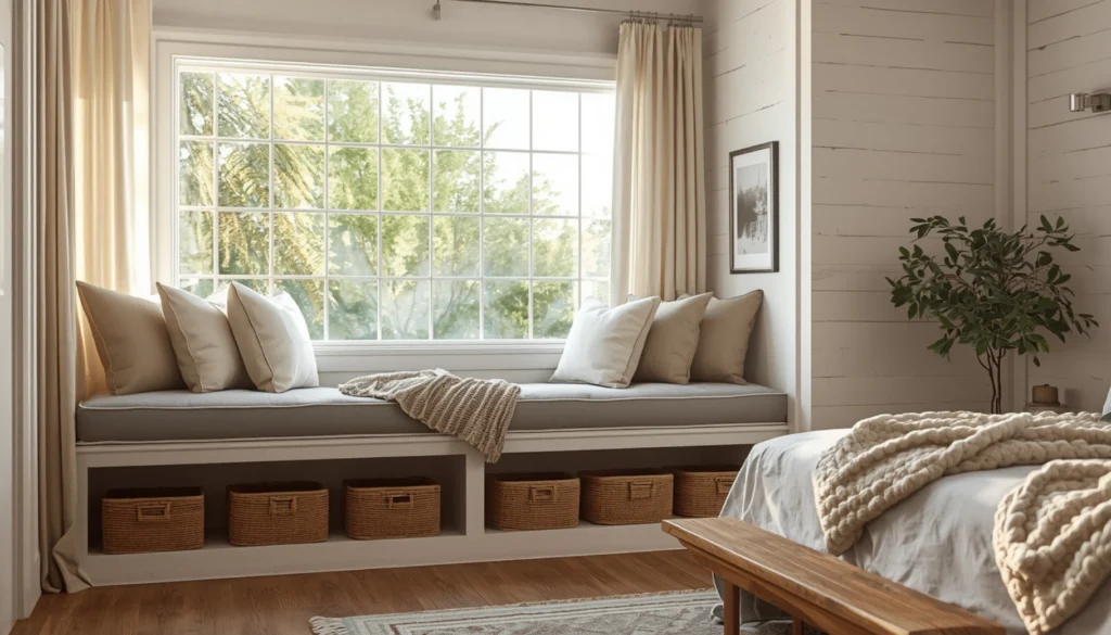 Add a Cozy Window Seat for Relaxing Mornings
