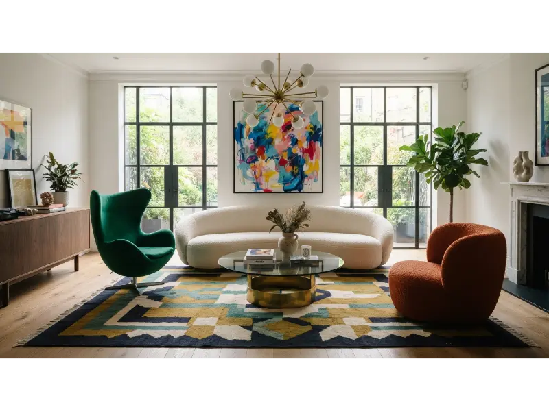 Artistic Modern Living Room
