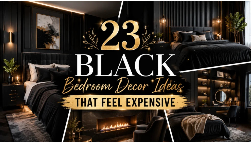 Black Bedroom Decor Ideas