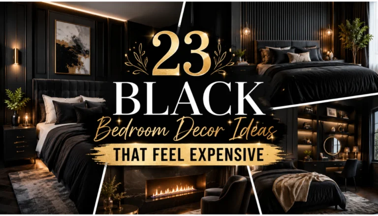 Black Bedroom Decor Ideas
