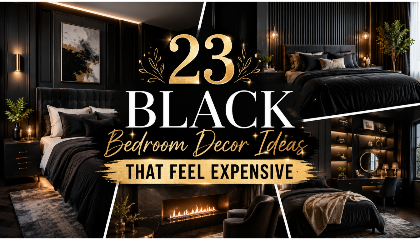 Black Bedroom Decor Ideas