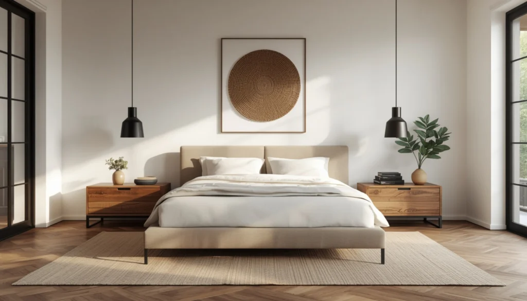 Blend Modern Furniture With Rustic Details