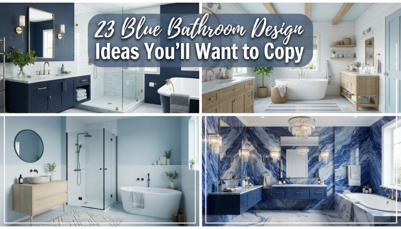 Blue Bathroom Design Ideas