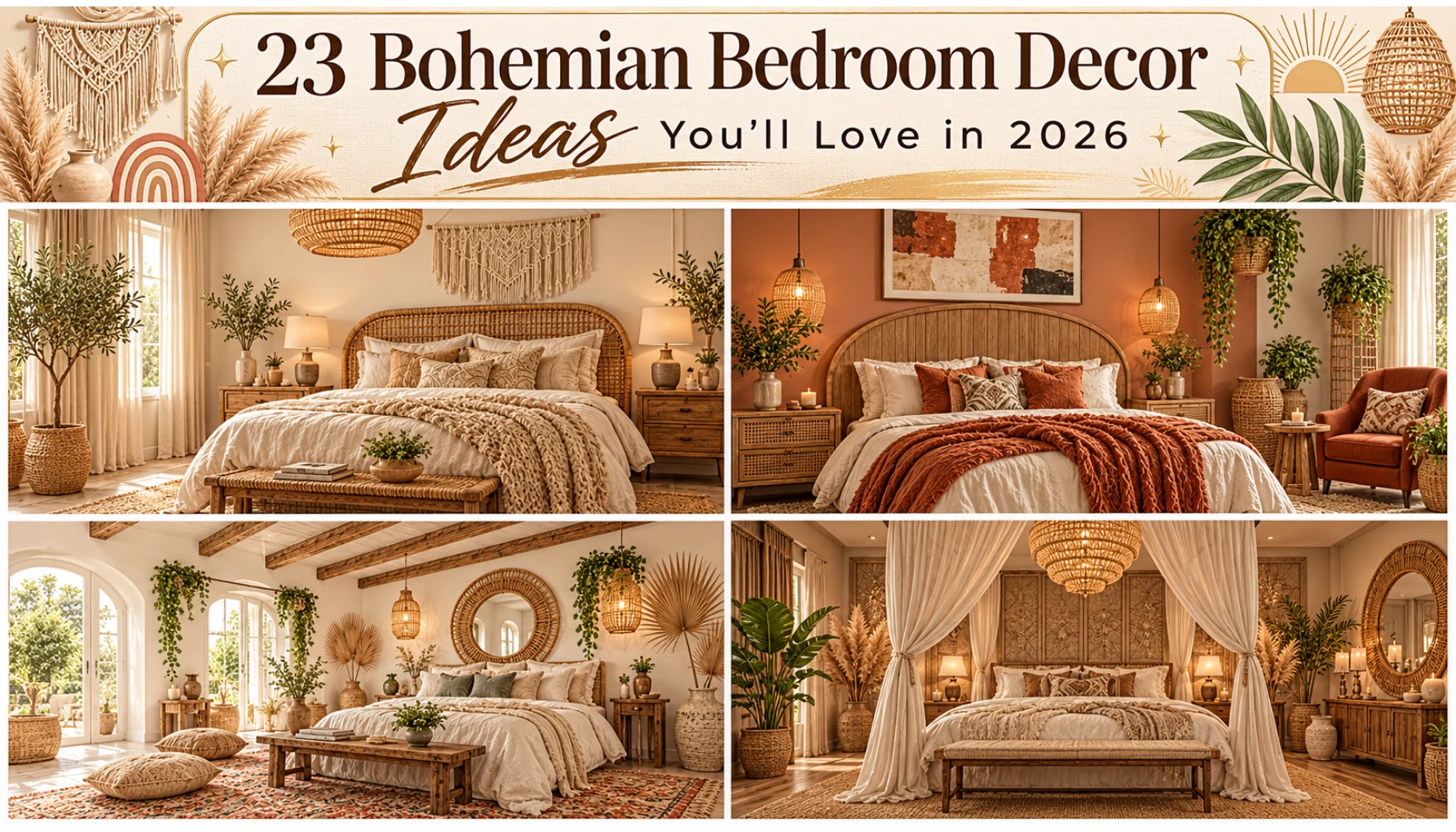 Bohemian Bedroom Decor Ideas
