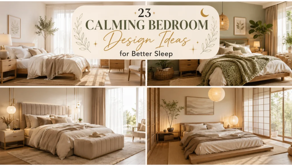 Calming Bedroom Design Ideas