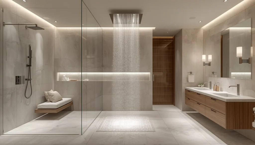 Ceiling Mounted Rain Shower Retreat