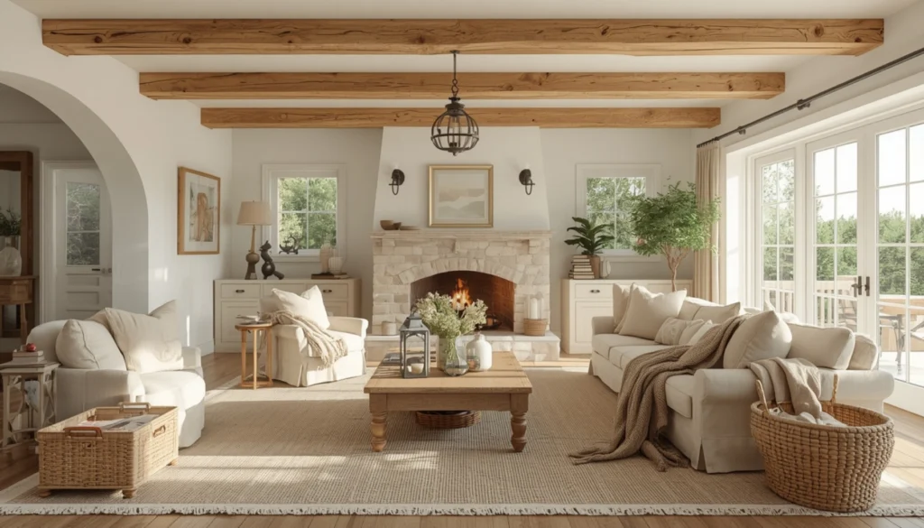 Classic Neutral Country Retreat