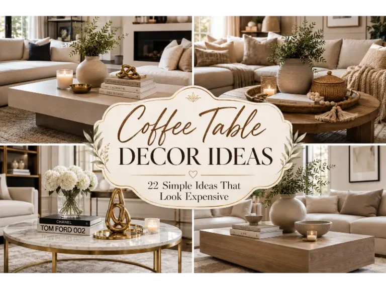 Coffee Table Decor Ideas