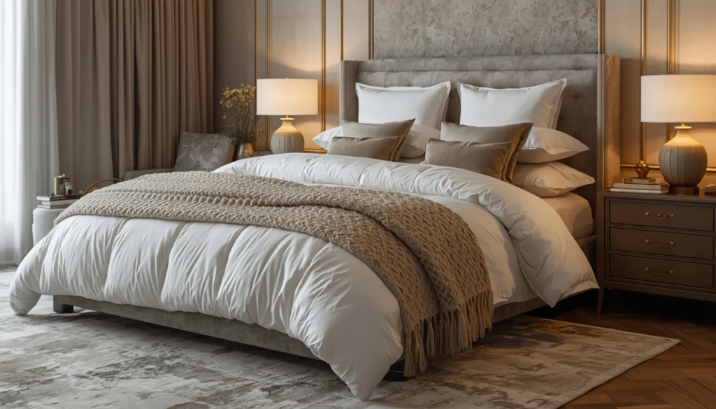 Cozy Layered Bedding for Ultimate Comfort