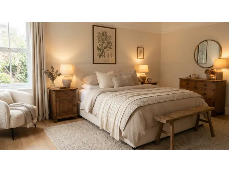 Cream Bedroom for a Timeless Elegant Retreat