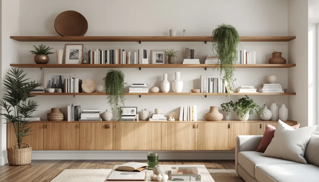 Decorate Open Shelves with Purpose