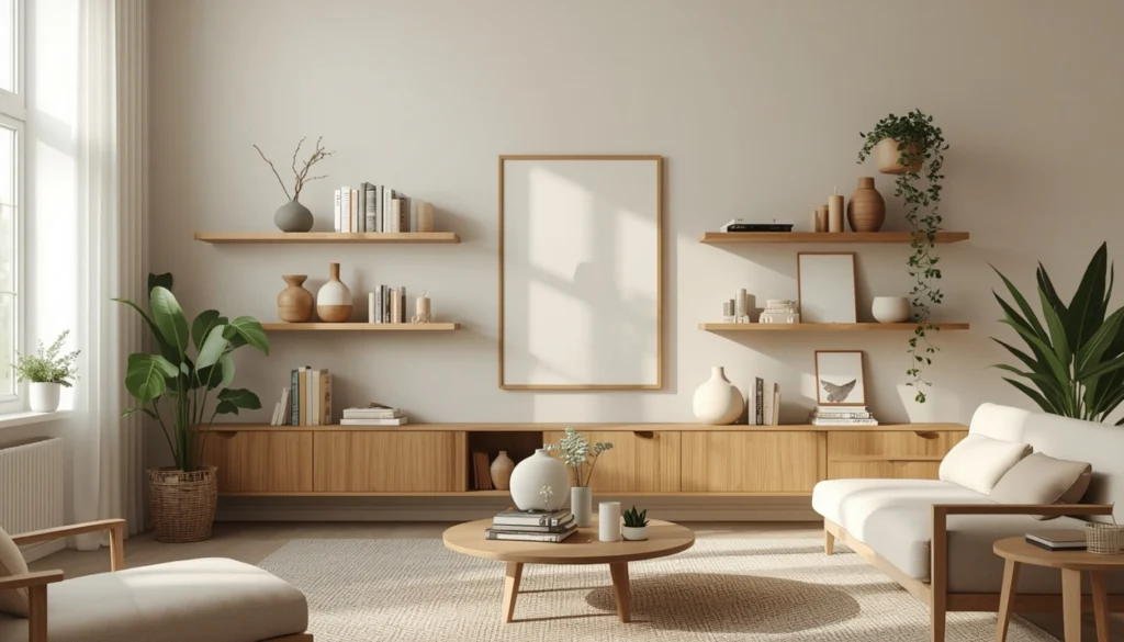 Decorate with Floating Shelves