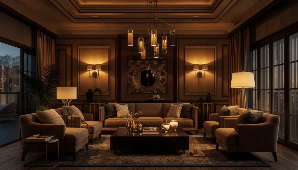Decorate with Layered Lighting