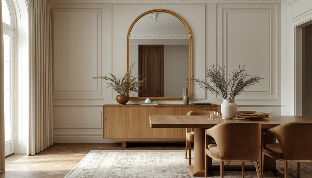 Decorate with a Large Statement Mirror