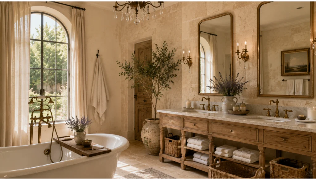 Design a Spa Inspired Bathroom with Natural Stone