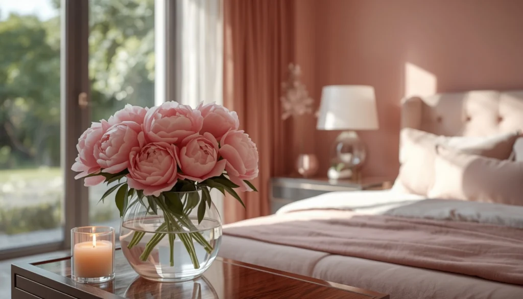 Finish with Fresh Flowers and Soft Fragrance