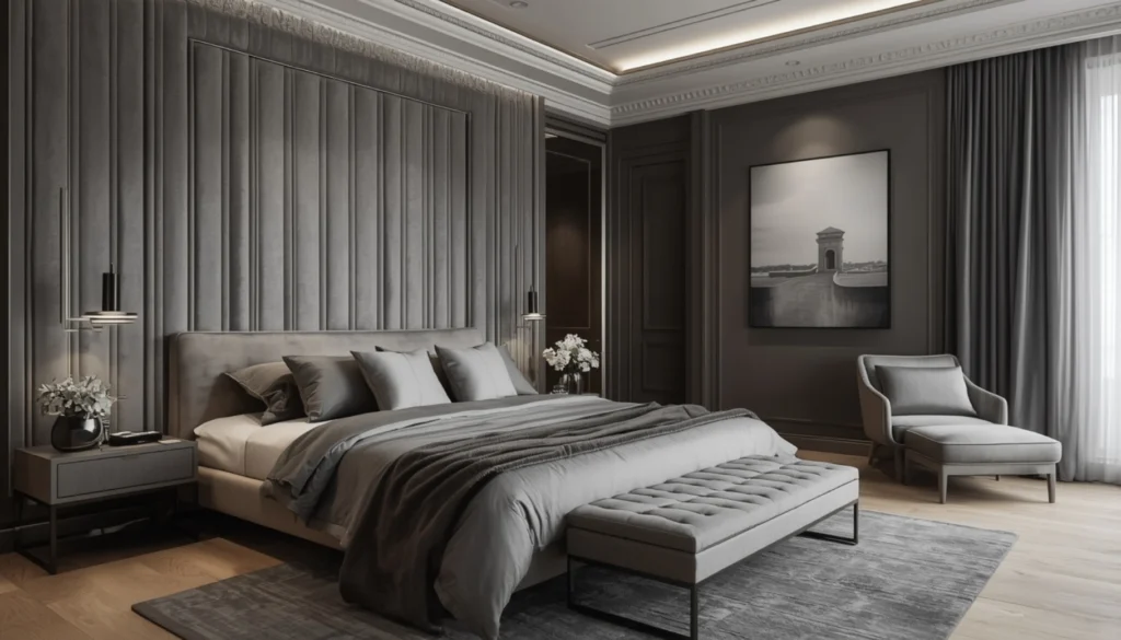  Floor to Ceiling Upholstered Headboard