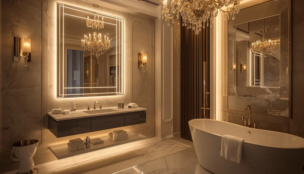  High End Bathroom Lighting Design