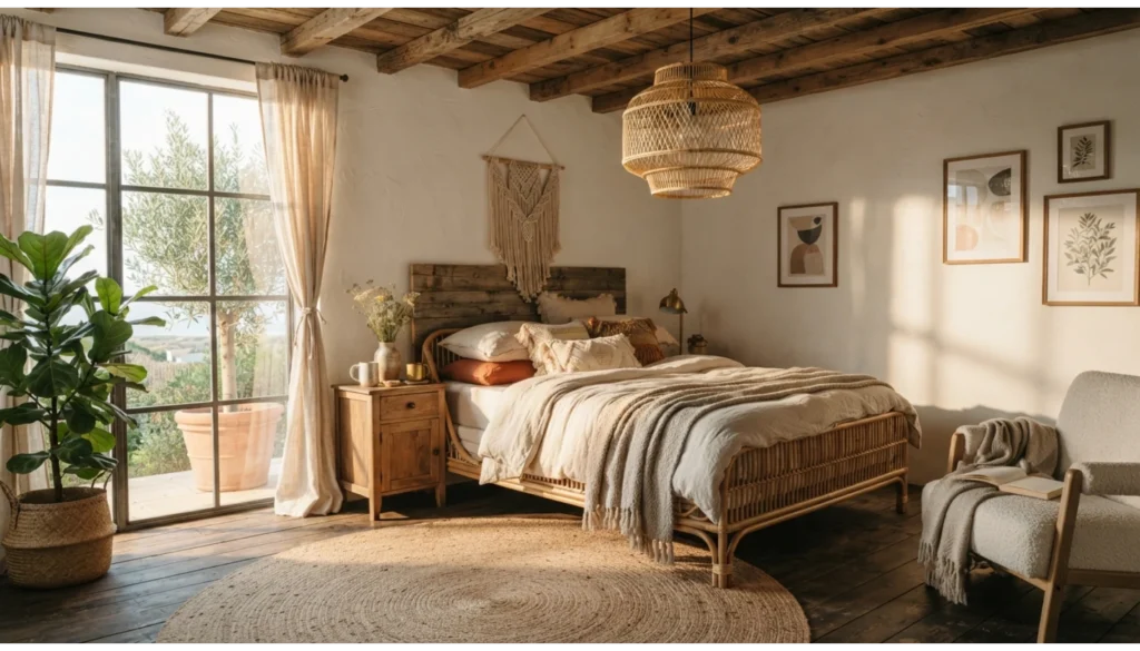 Highlight Natural Wood Beams and Organic Textures