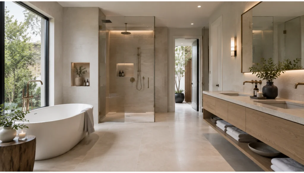Large Format Bathroom Tiles