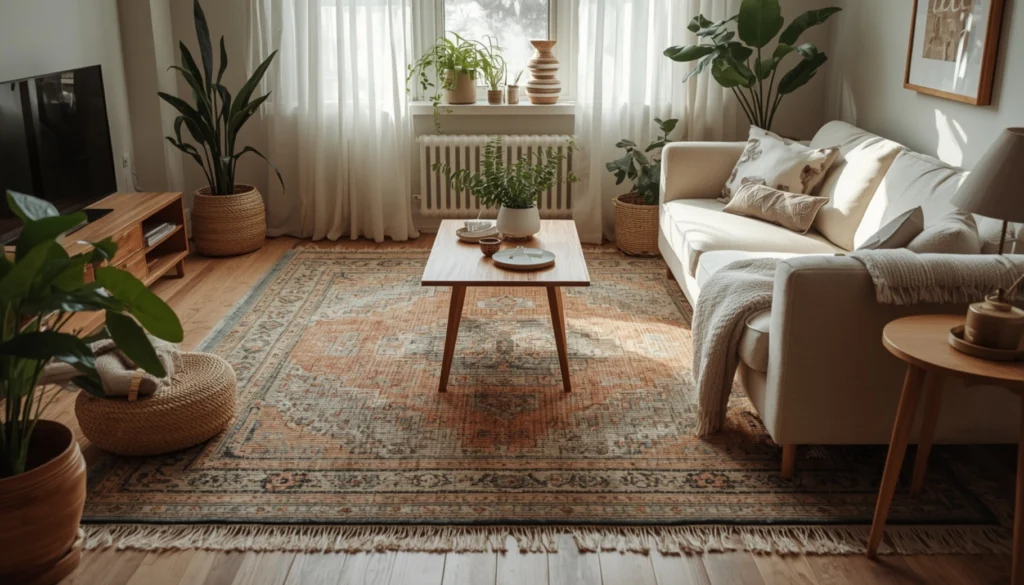 Layer Rugs for a Cozy Designer Look