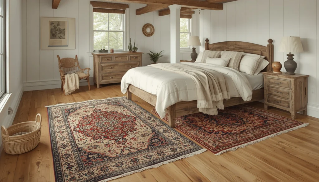 Layer Vintage Rugs for Warmth and Texture