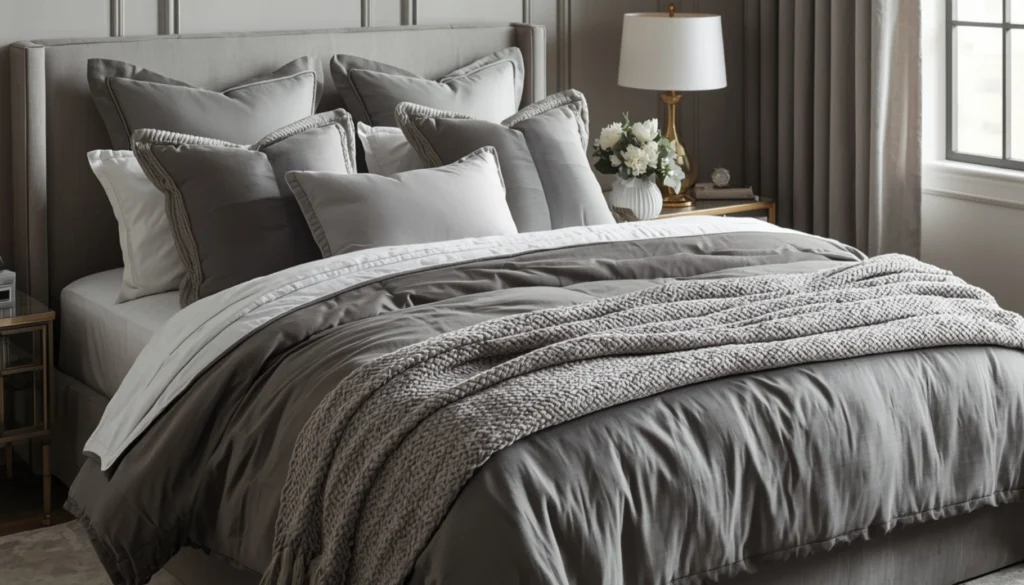  Layered Bedding in Five Grey Shades
