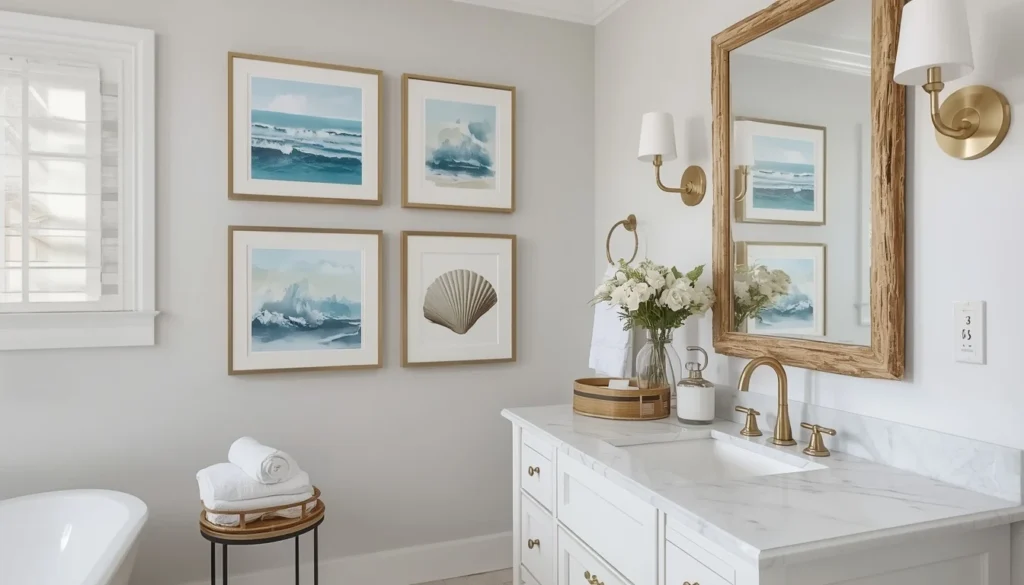 Layered Coastal Artwork Collection