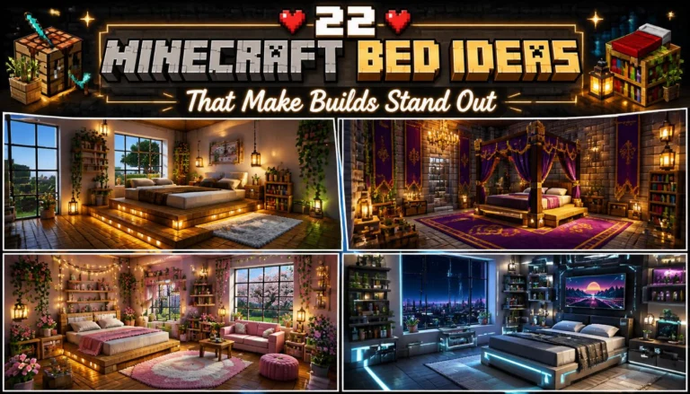 Minecraft Bed Ideas