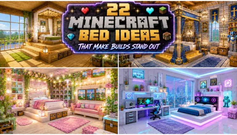 Minecraft Bed Ideas