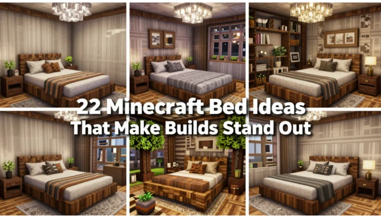 Minecraft Bed Ideas