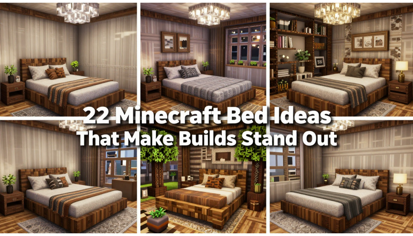 Minecraft Bed Ideas