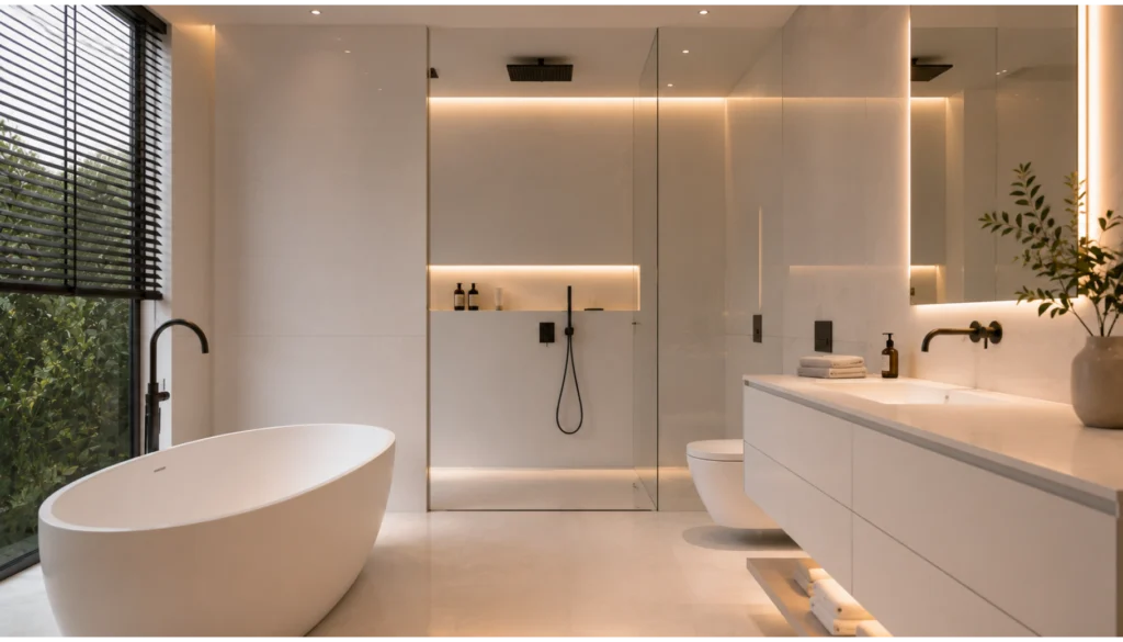 Minimalist Luxury Bathroom Suite