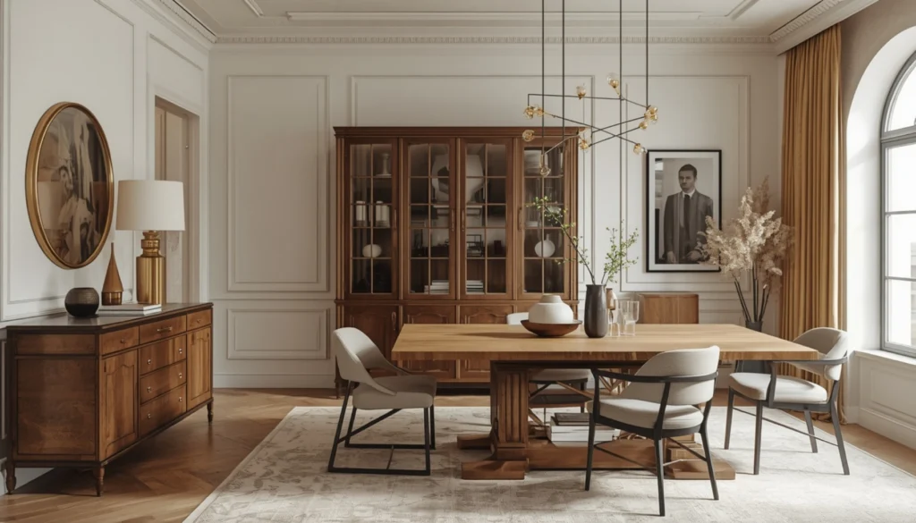Mix Modern and Vintage Décor
