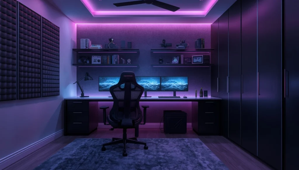Modern LED Gaming Room
