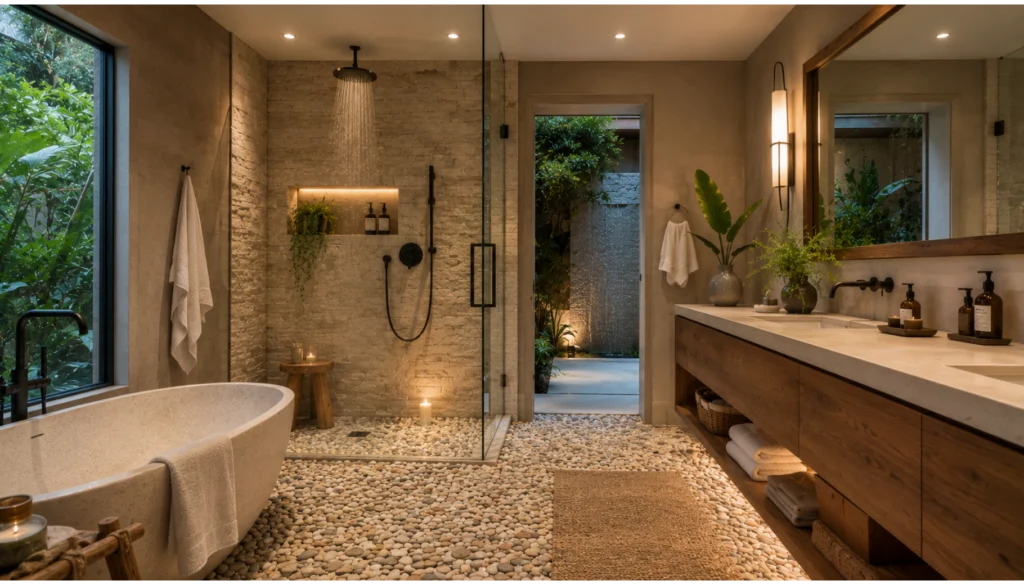 Natural Pebble Stone Flooring
