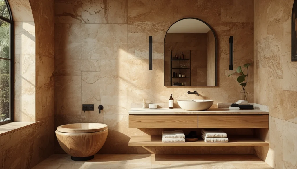 Natural Travertine Tile for Organic Luxury