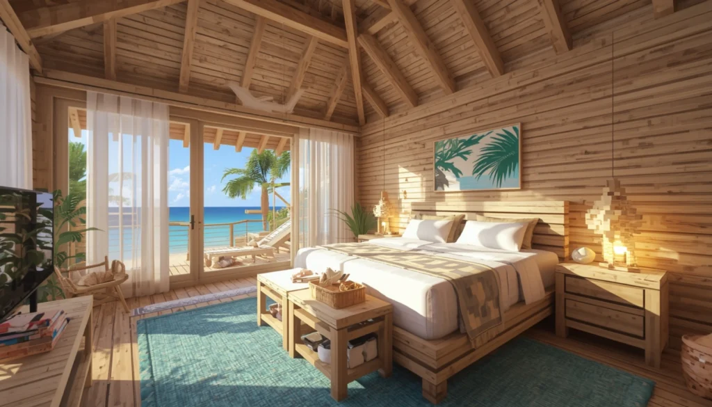 Ocean View Beach House Bedroom