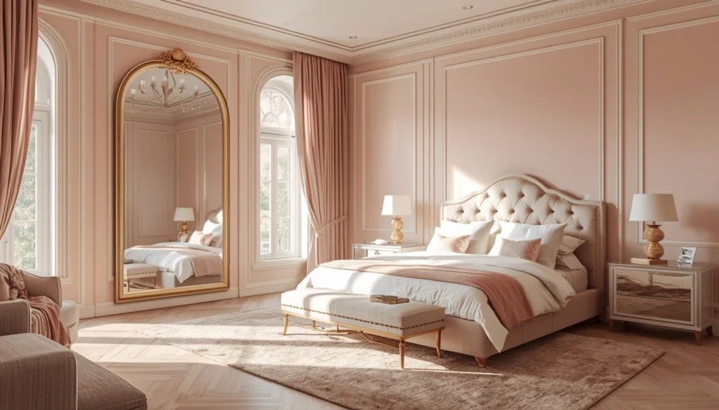 Oversized Mirror That Reflects Natural Light