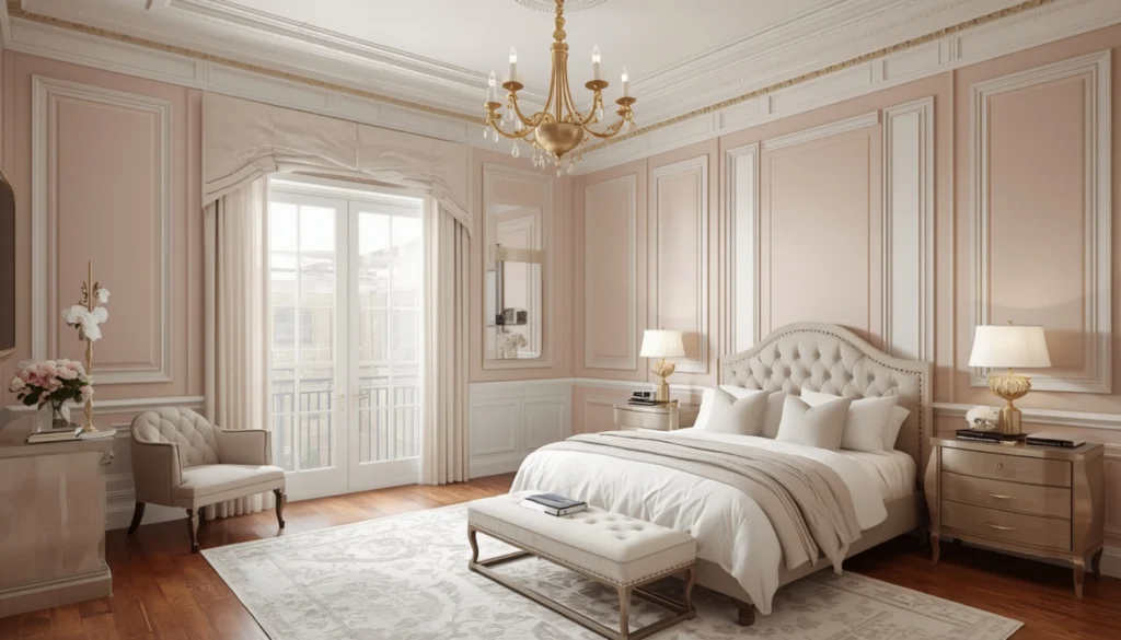 Pink Wall Paneling for a Custom Look