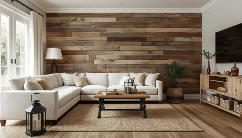 Reclaimed Wood Accent Wall