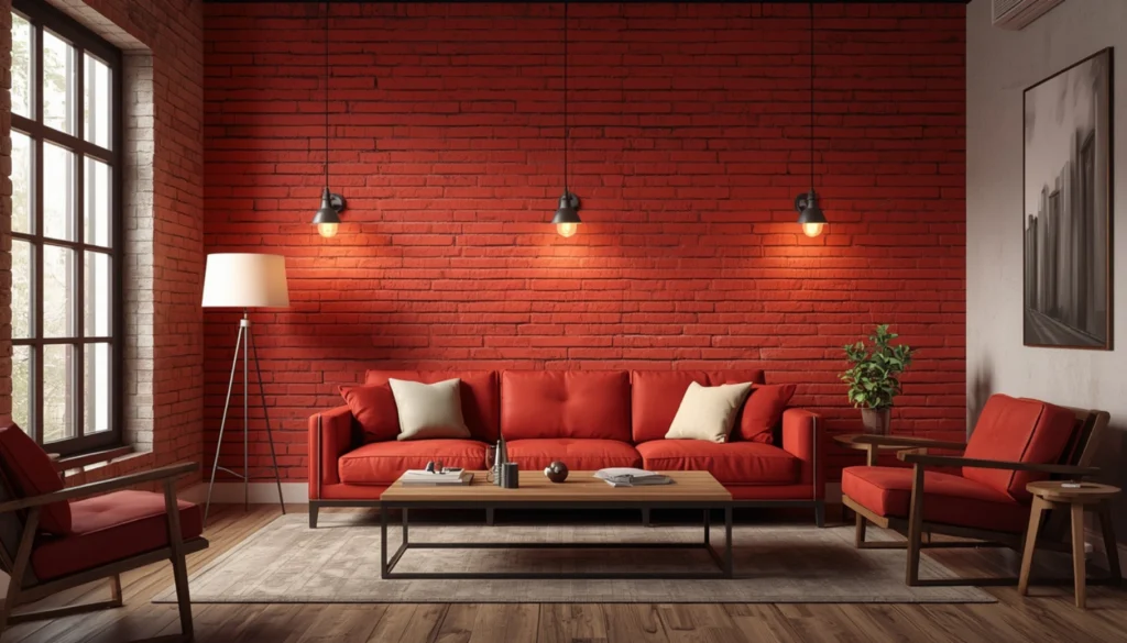 Rustic Brick Red Warmth