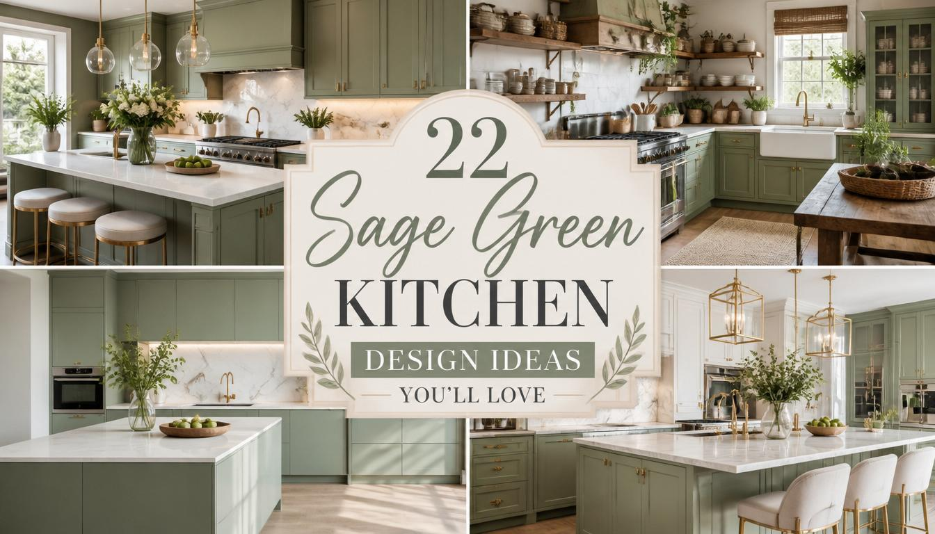 Sage Green Kitchen Design Ideas
